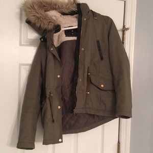 Olive green jacket